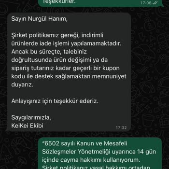 İndirimli Ürün İçin Ücret İadesi Yapılmıyor, Mağduriyetim Giderilmiyor