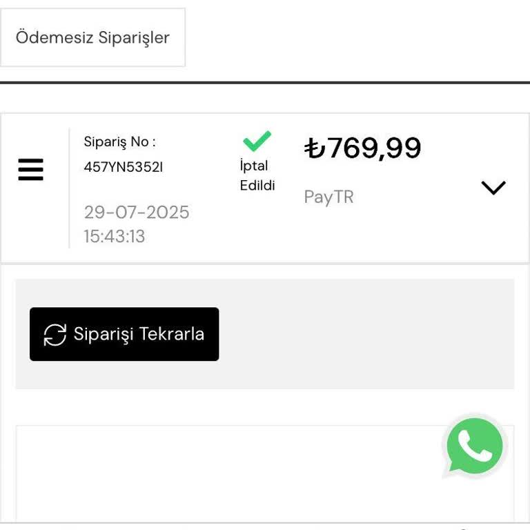 İade Ücreti Gecikiyor Ve Müşteri Hizmetleri Yetersiz