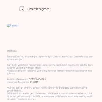 Sipariş İptal Edildi, Ücretim Geri Verilmedi!