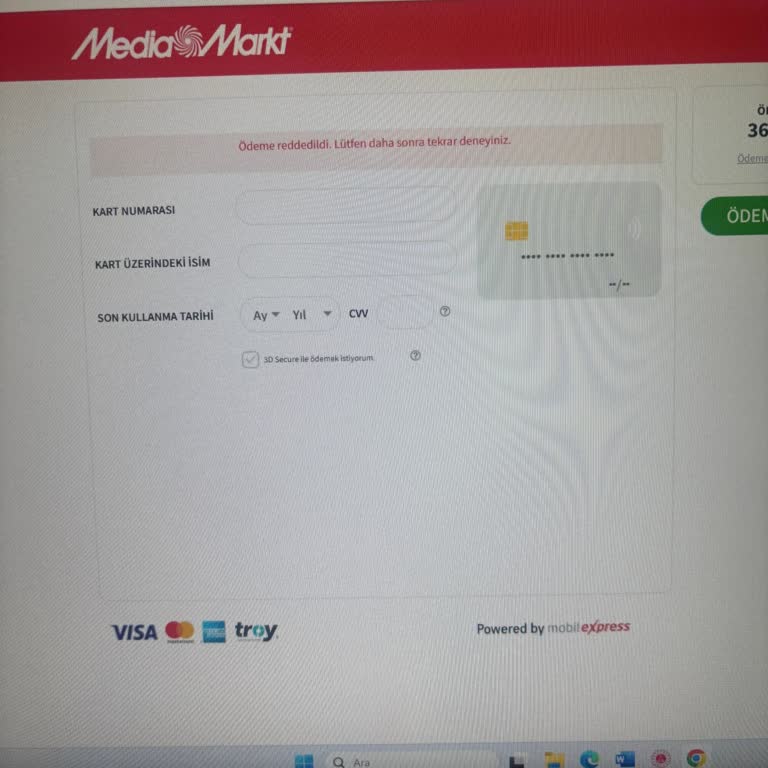 Media Markt Online Kampanya Siparişlerinde Teknik Sorun Ve Mağduriyet