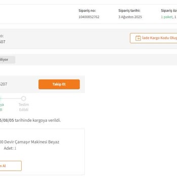 Çamaşır Makinem Teslim Edilmiyor Trendyoldan Yanıt Alamıyorum