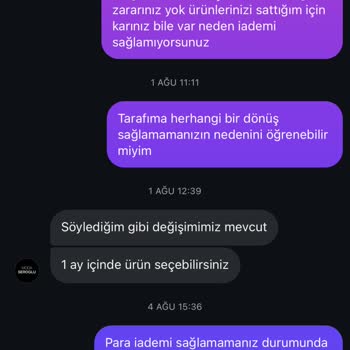 Yanıltıcı Beden Bilgileri Ve Engellenen İade Hakkı Nedeniyle Mağduriyet