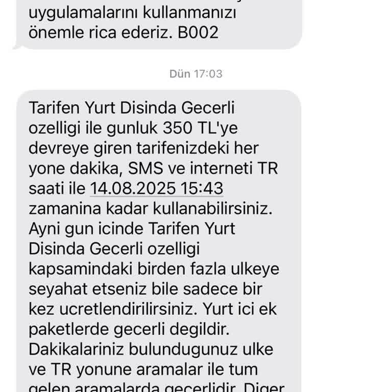 Yurt Dışında Olmadığım Halde Haksız 350 TL Ücret Kesildi!