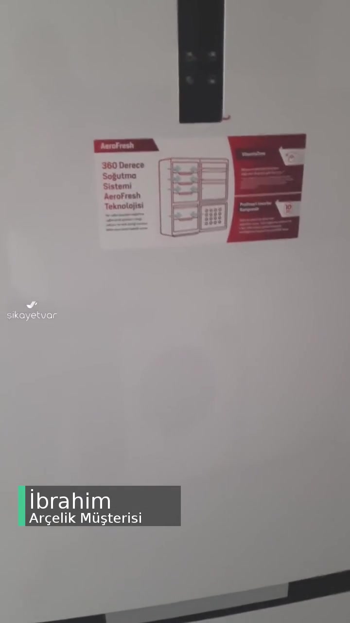 Arçelik Buzdolabı Sıfır Aldım Ama İçi Hasarlı videonun kapak resmi
