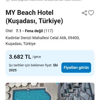 Mc Beach Resort Hotel Havuzsuz Ve Güvenlik Sorunu Nedeniyle Ücret İadesi Talebim Var!