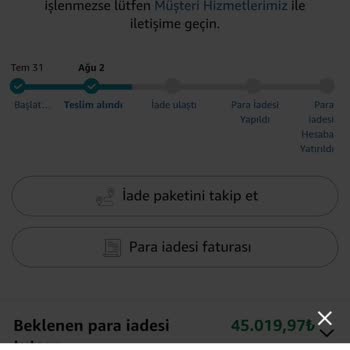 Yüksek Tutarlı İade İşlemi Gecikti, Param Hala Yatırılmadı