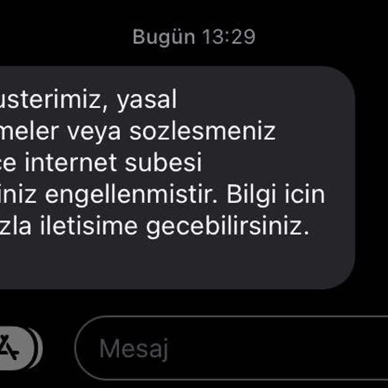 Mobil Bankacılık Engeli Nedeniyle Maaş Ve Ödemelerde Mağduriyet Yaşıyorum