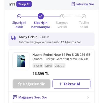 İptal Edilen Siparişin Ücreti Hala İade Edilmedi, Mağduriyetim Giderilmiyor
