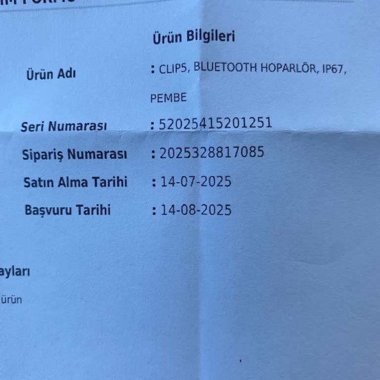 Yeni Alınan JBL Clip 5'in Cızırtı Sorunu Ve Değişim Talebinde Mağduriyet