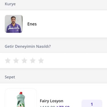 Getir Siparişi Stok Eksikliği Nedeniyle İptal Edildi, Ücret İadesi Yerine Kupon Teklifi Yapılıyor