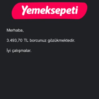 Yemeksepeti Partner'dan Beklenen Ödeme Yapılmadı, Müşteri Hizmetleri Yanıt Vermiyor