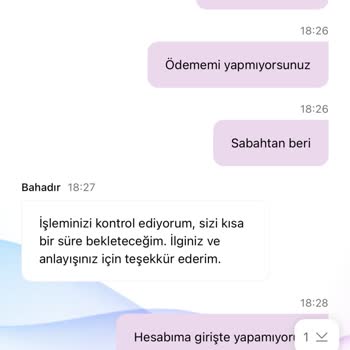 Kazancımın Ödenmemesi Ve Hesabımın Gerekçesiz Kapatılması
