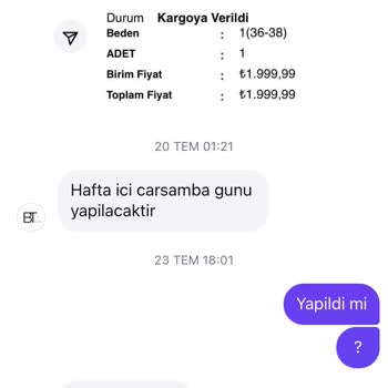 3,5 Aydır Yapılmayan Para İadesi Ve İletişimsizlik Sorunu