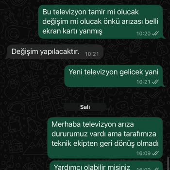 Televizyonumun Onarım Sürecindeki Belirsizlik Ve Mağduriyet