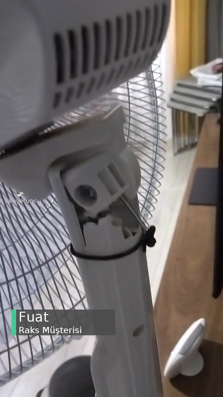 Raks Ayaklı Vantilatör, Boyun Tarafında Kırılma videonun kapak resmi