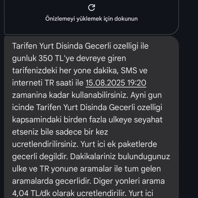 Kullanmadığım Yurt Dışı Hizmeti İçin Haksız Ücret Yansıtıldı, İade Talebim Reddedildi