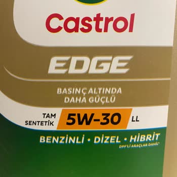 Castrol Edge 5W-30 Motor Yağında Sahte Ürün Şüphesi Ve Mağduriyet