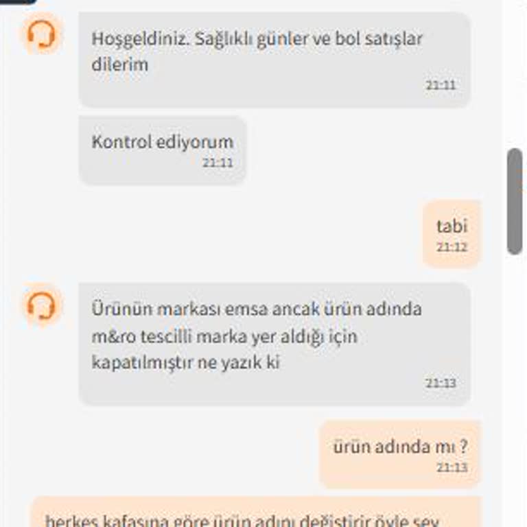 Yetkisiz Ürün Bilgisi Değişikliği Nedeniyle Satışa Kapatılan Ürün Hakkında Şikayet