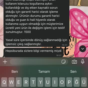 Garanti Kapsamında Çözülmeyen Kulaklık Sorunu Ve İlgisiz Servis