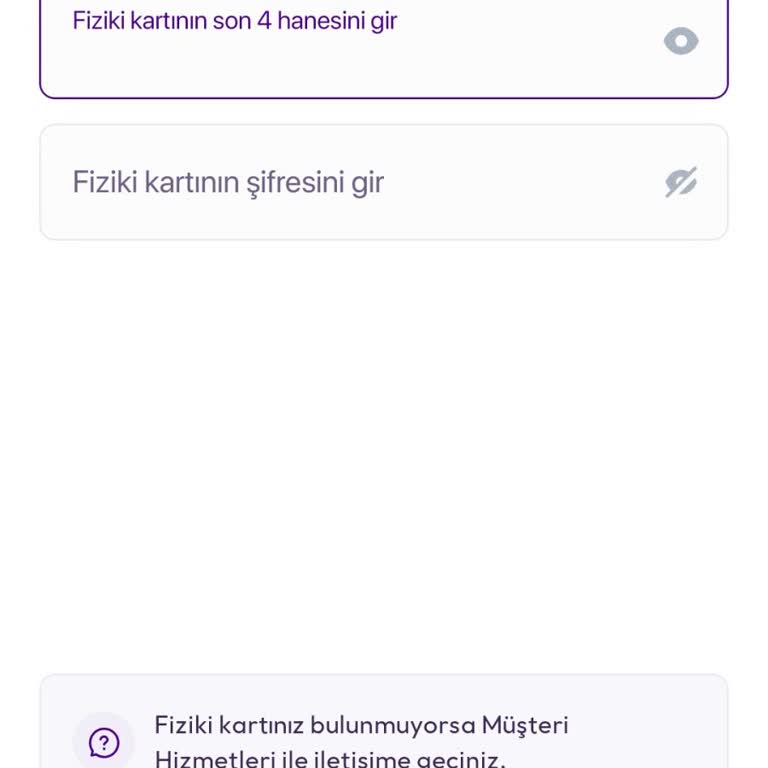 Kart Şifremi Değiştiremiyorum Müşteri Hizmetlerinden Çözüm Alamıyorum