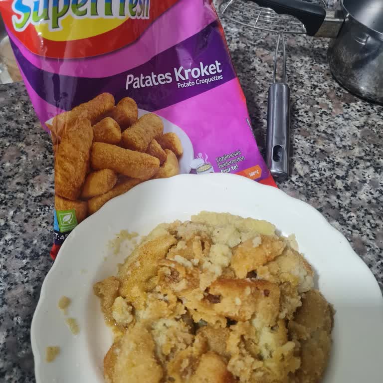 Superfresh Patates Kroketler Kızartınca Bulamaç Oldu Çıtırlık Yok