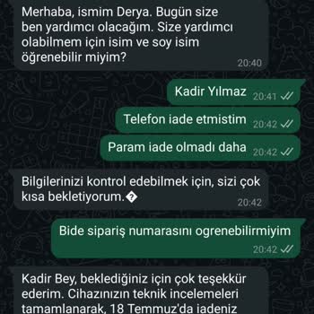 1 Aydır İade Edilmeyen 53.000 TL Ve Sürekli Oyalama