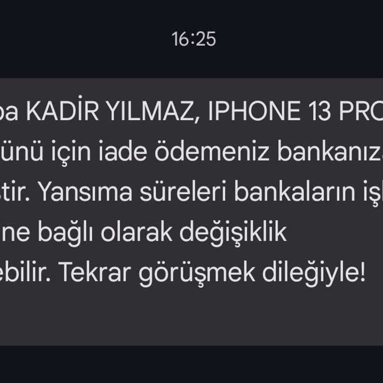 1 Aydır İade Edilmeyen 53.000 TL Ve Sürekli Oyalama