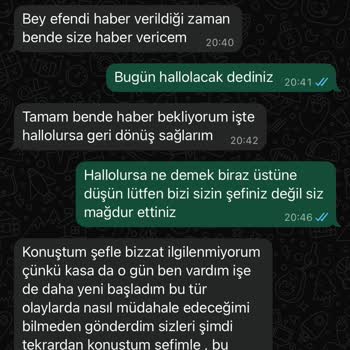 Çekmeköy Köfteci Yusuf Şubesinde Fazla Ödeme Ve Geciken İade Mağduriyeti
