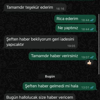 Çekmeköy Köfteci Yusuf Şubesinde Fazla Ödeme Ve Geciken İade Mağduriyeti