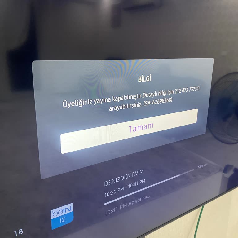 Digiturk Spor Paketi Üyeliğimle Yayına Erişemiyor Destek Alamıyorum
