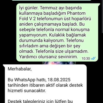 Satış Sonrası Destek Yetersizliği Nedeniyle Mağduriyet Yaşıyorum