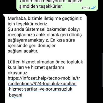 Satış Sonrası Destek Yetersizliği Nedeniyle Mağduriyet Yaşıyorum