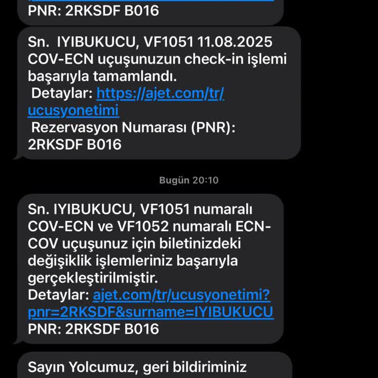 Onayım Olmadan Uçuş Tarihim Değiştirildi, Mağdur Edildim!
