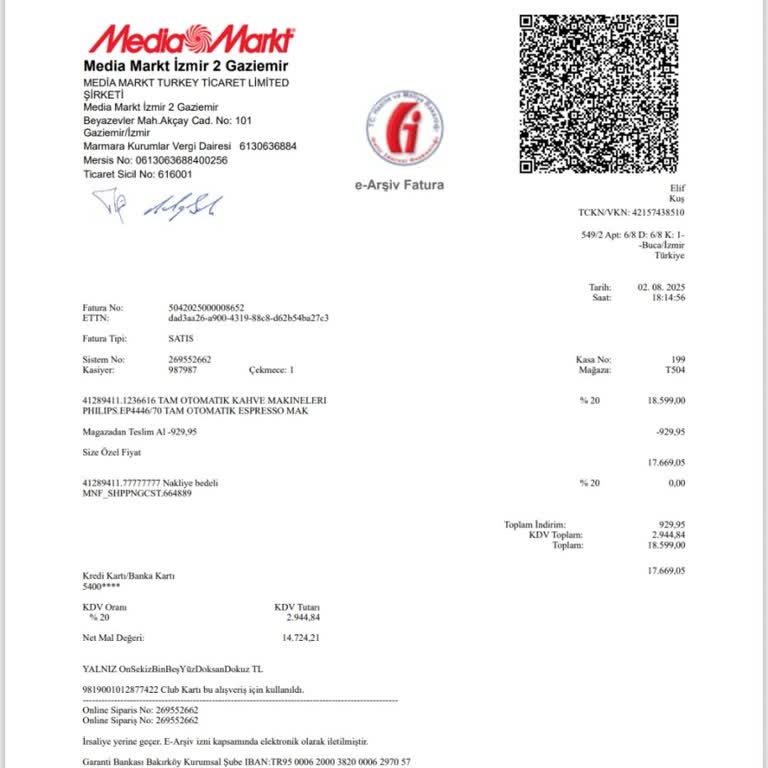 Kahve Makinesi Kutusundan Gres Yağı Eksik Çıktı, Acil Temin Talebi