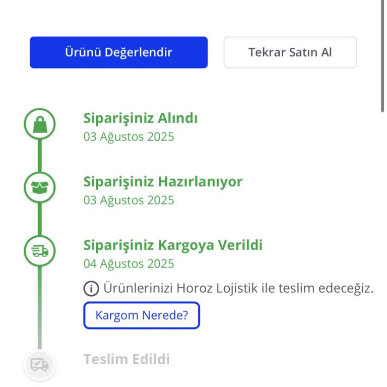 Siparişim Günlerdir Depoda Bekletiliyor Teslim Edilmiyor
