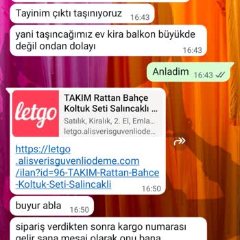 Letgo Cüzdanım Güvende Hizmetiyle 10 Bin TL Ödedim Ürünüm Gelmedi Ve Param İade Edilmiyor