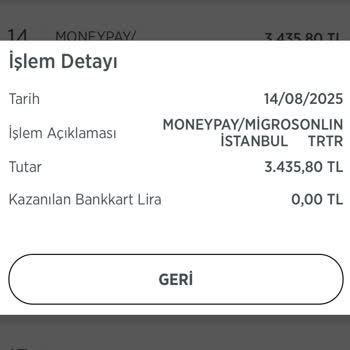 Migros Sanal Market'te Fazla Para Çekildi, İade Talebim Var