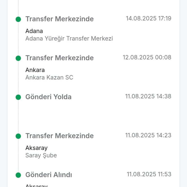 Kargom Yanlış Şehre Gönderildi, Teslimat Bekliyorum