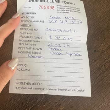 İki Kez Giyilen Montta Aşırı Tüylenme Ve İlgisiz Müşteri Hizmetleri