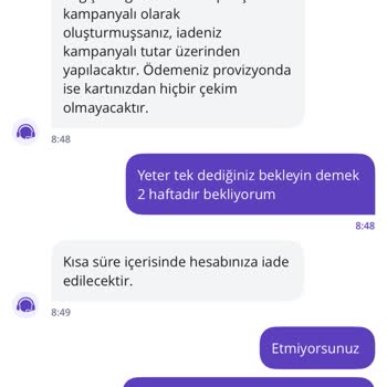 Teslim Edilmeyen Sipariş Ve İade Talebine Çözüm Sunulmuyor