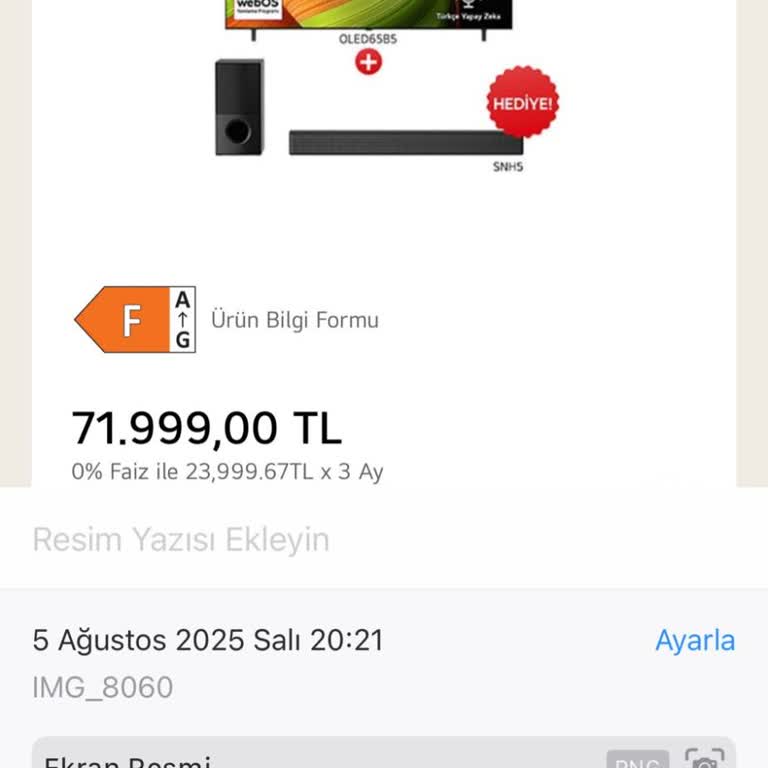 Saatlerce Bekledim Ödemem Alındı Ama TV Teslim Edilmedi Mağduriyetim Giderilmiyor