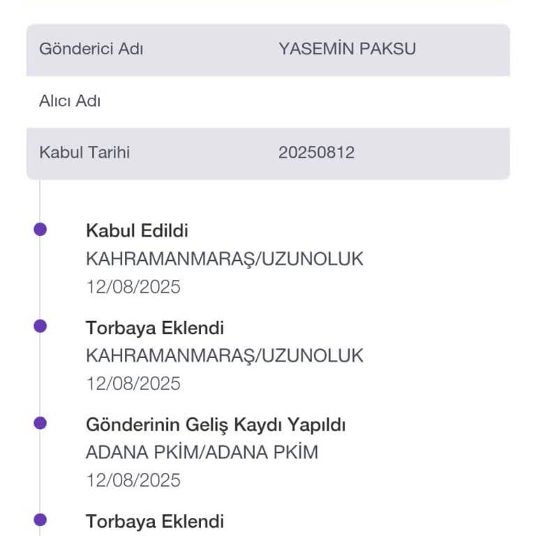 PTT Kargom Yine Teslim Edilmedi, Mağduriyet Yaşıyorum