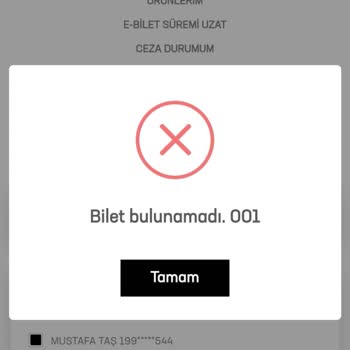 Kombine Ve E-bilet Transferinde Sürekli Hata, Çözüm Sunulmuyor