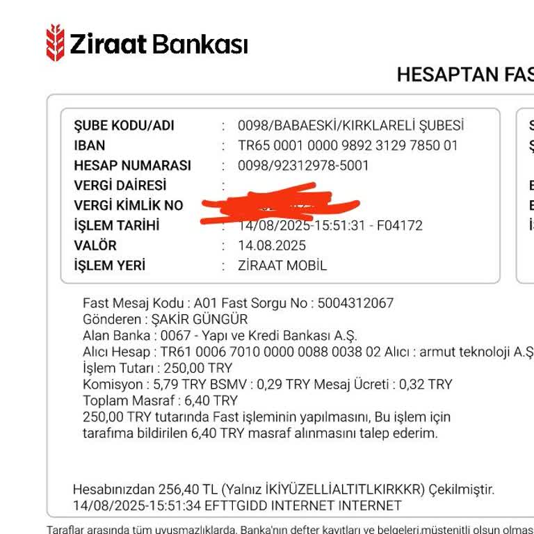 EFT İle Yüklenen 250 TL Armut Hesabıma Geçmedi, Müşteri Hizmetleri Yanıtsız Kaldı