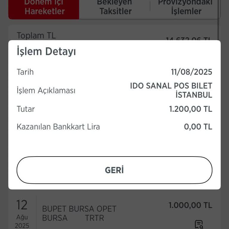 Bilet Alımında Para Çekildi, Bilet Verilmedi Ve Ücret İadesi Yapılmadı