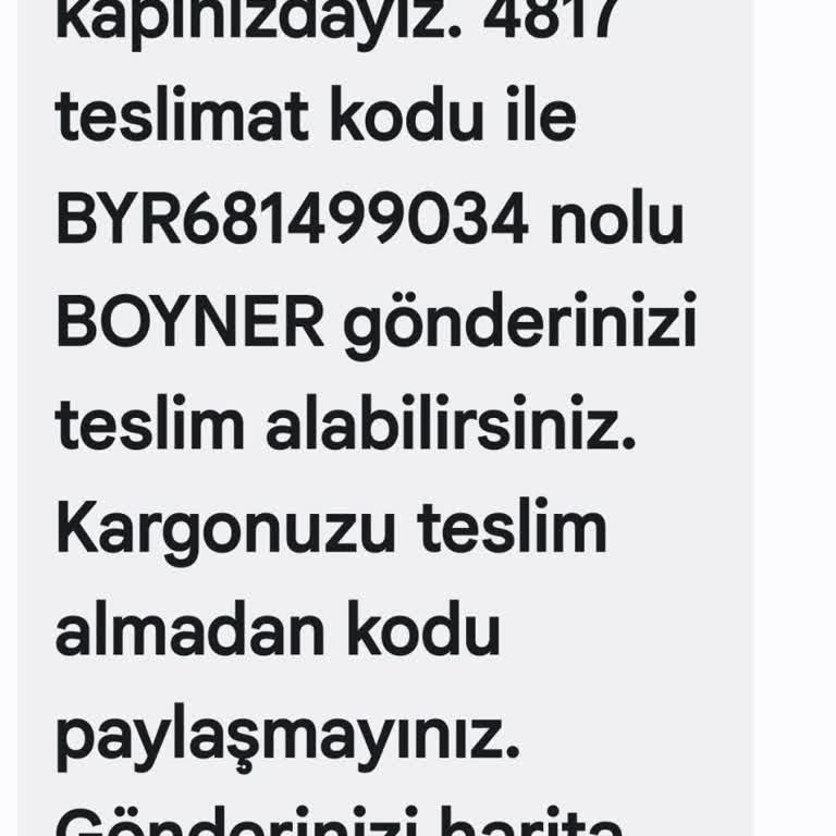 Bir Haftadır Teslim Edilmeyen Sipariş Ve Müşteri Hizmetleri Mağduriyeti