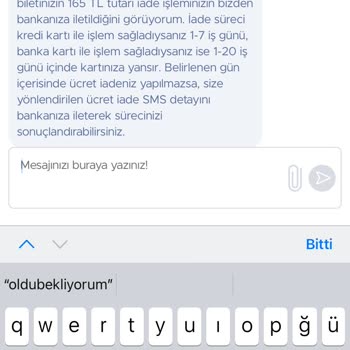 İptal Edilen Otobüs Bileti İçin Eksik İade Ve Müşteri Hizmetlerine Ulaşılamaması