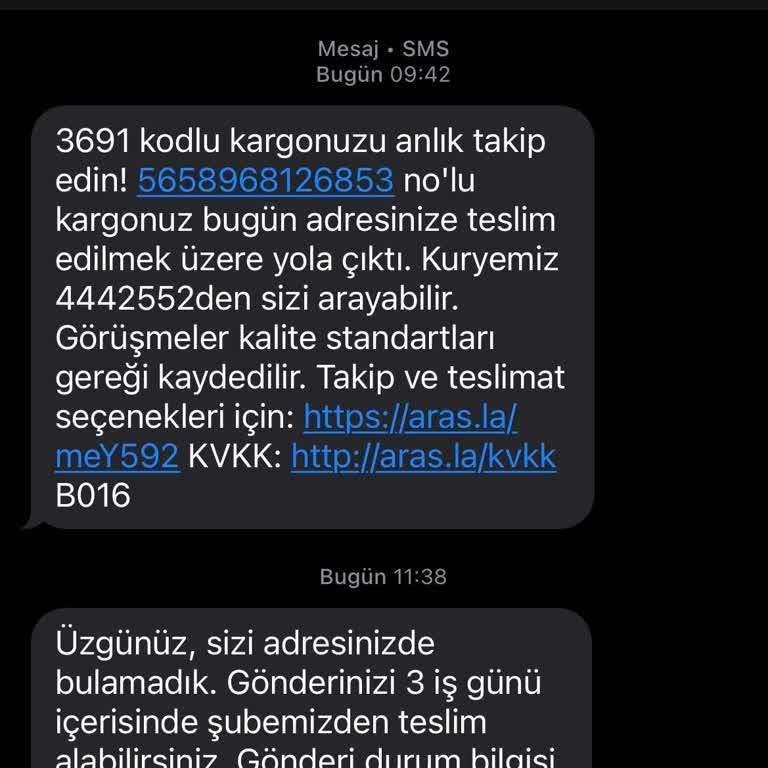 Aras Kargo Ümraniye Şubesi'nde Tekrarlayan Teslimat Ve Dağıtıcı İlgisizliği