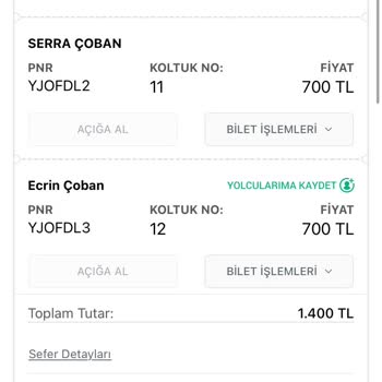 İptal Edilen Seferde Bilet İadesi Yapılmıyor, Mağduriyet Yaşıyorum