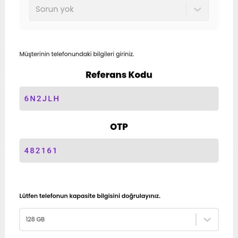 Eskiyi Yenile Kampanyasında IMEI Hatası Ve Sürekli Sipariş İptali
